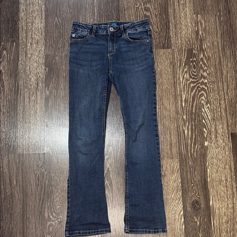 Girls Bootcut Dark Denim Jeans Size 10 Thereabouts Brand